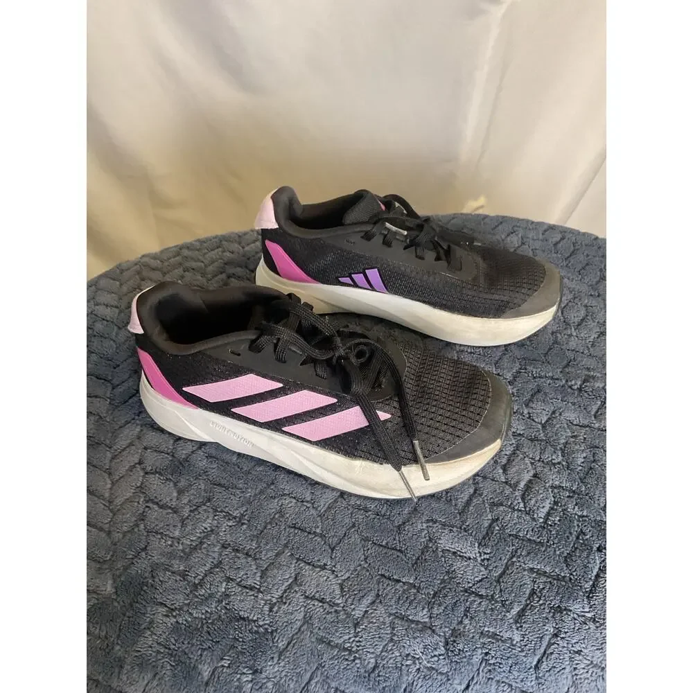 Adidas Duramo SL 2 Women’s Running Shoes Black Pink Size 5 Lightweight Athletic